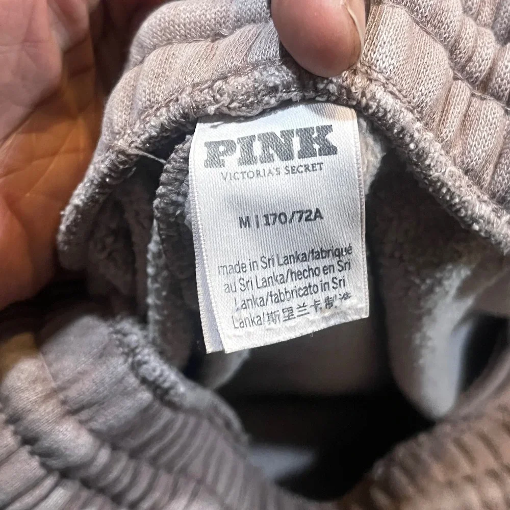 Victoria's Secret PINK Joggers Mauve Taupe Sweatpants Womens Medium - Picture 2 of 5